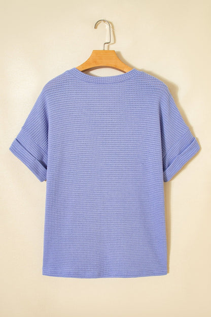 Nala Short Sleeve Knit Top - Hello Beautiful BoutiqueTops & TeesThreaded Pear