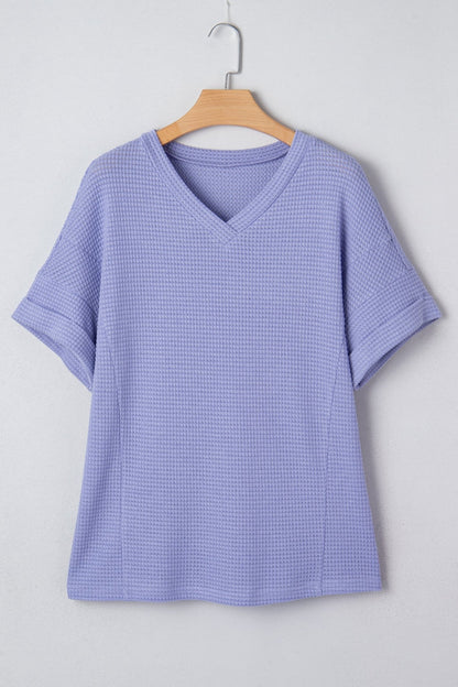 Nala Short Sleeve Knit Top - Hello Beautiful BoutiqueTops & TeesThreaded Pear