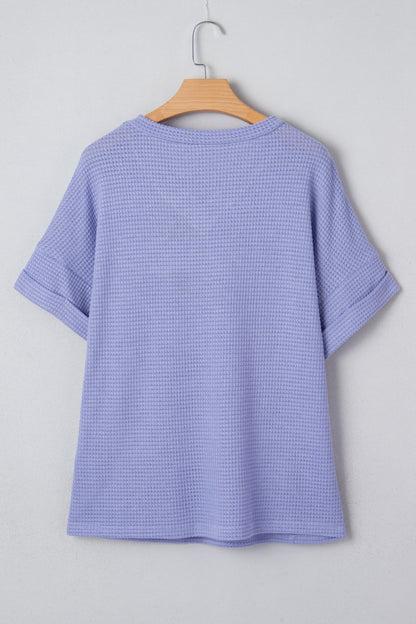 Nala Short Sleeve Knit Top - Hello Beautiful BoutiqueTops & TeesThreaded Pear