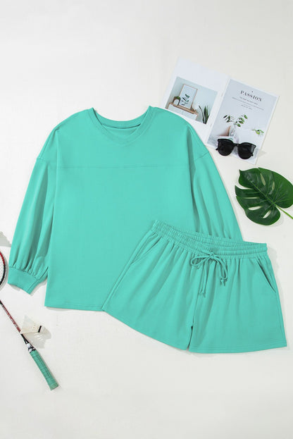Naomi Drop Shoulder Pullover PLUS Top - Hello Beautiful Boutique15% OFFThreaded Pear