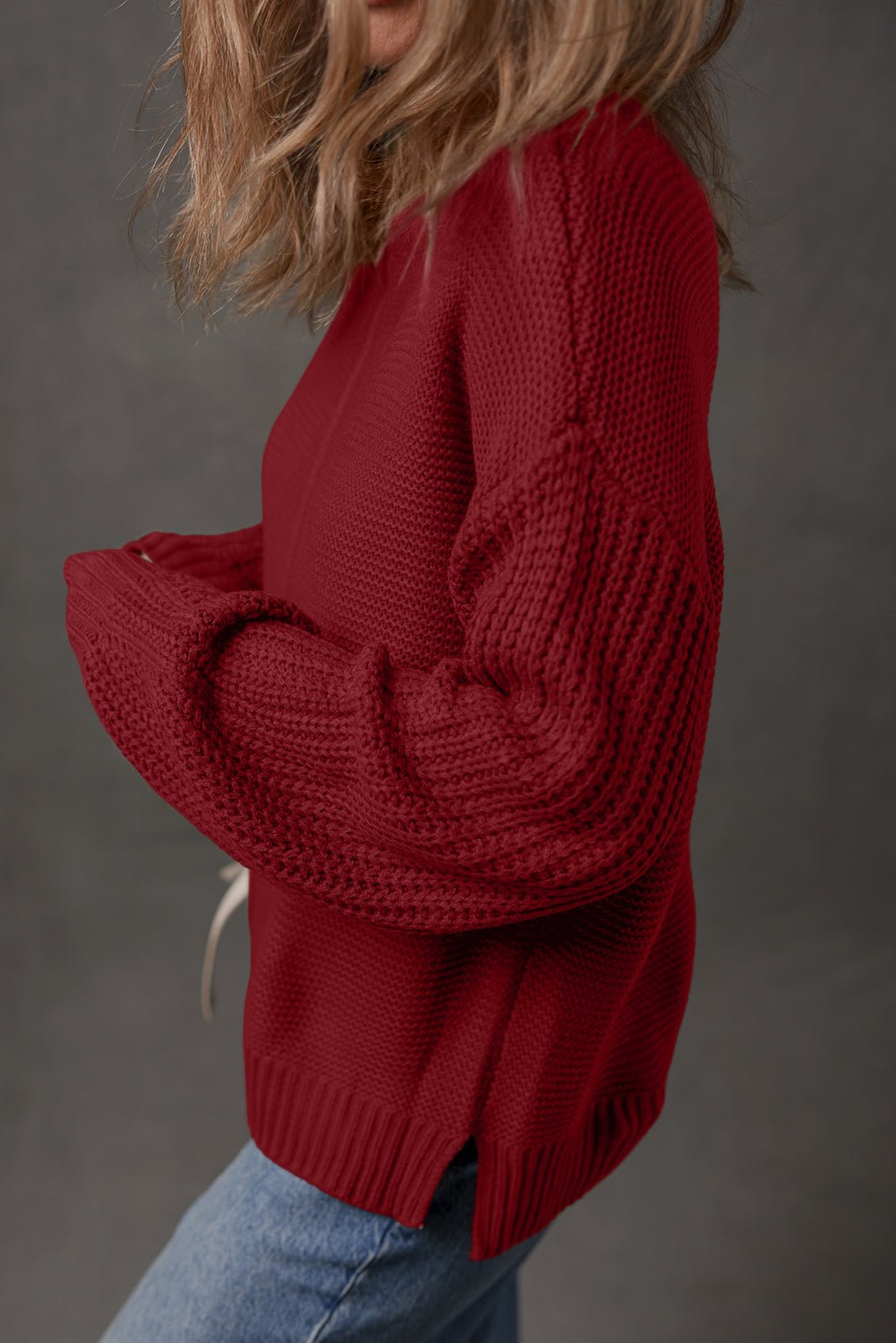 Natalia Drop Shoulder Loose Sweater - Hello Beautiful BoutiqueSweatersThreaded Pear