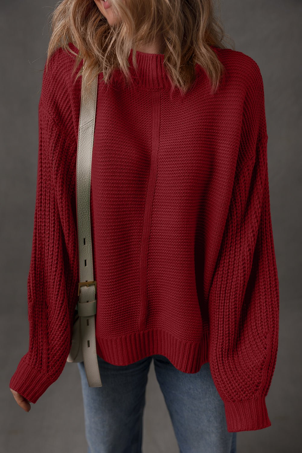 Natalia Drop Shoulder Loose Sweater - Hello Beautiful BoutiqueSweatersThreaded Pear