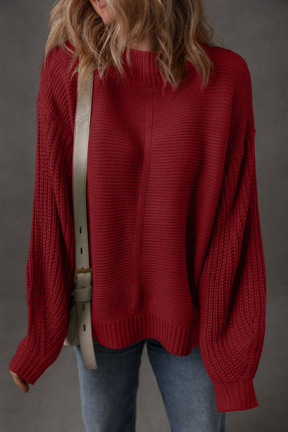 Natalia Drop Shoulder Loose Sweater - Hello Beautiful BoutiqueSweatersThreaded Pear