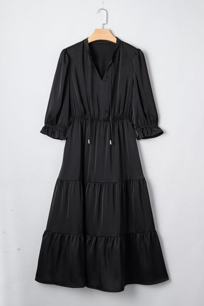 Natasha Sleeve Tiered Maxi Dress - Hello Beautiful BoutiqueMaxi DressesThreaded Pear