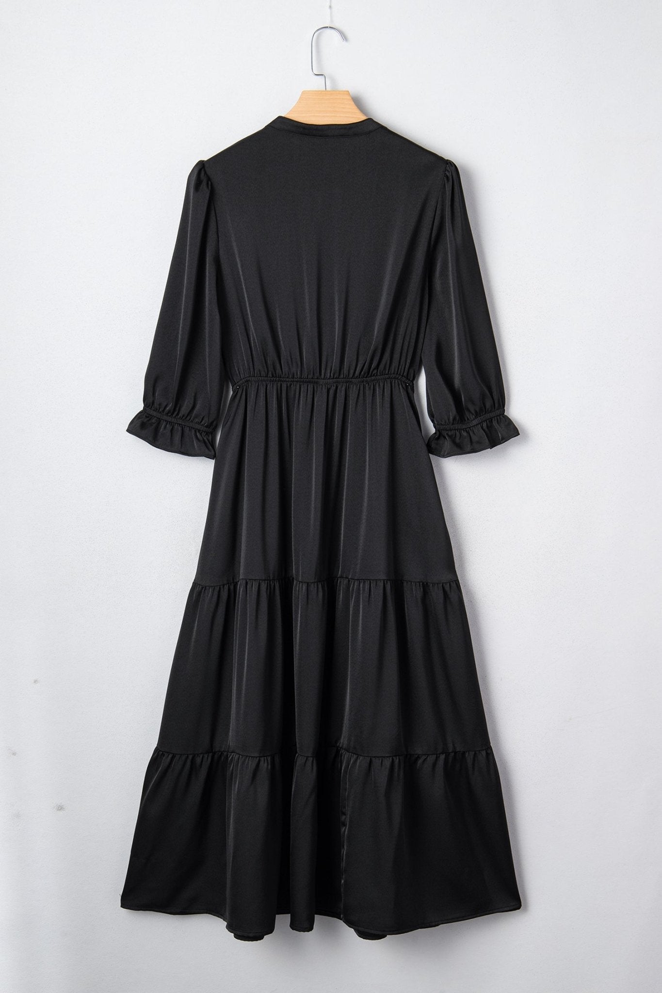 Natasha Sleeve Tiered Maxi Dress - Hello Beautiful BoutiqueMaxi DressesThreaded Pear