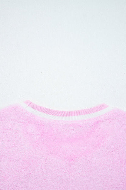 Naya Merry Graphic Plush Pullover - Hello Beautiful BoutiqueLong Sleeve TopsThreaded Pear