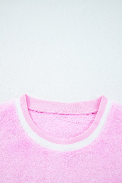 Naya Merry Graphic Plush Pullover - Hello Beautiful BoutiqueLong Sleeve TopsThreaded Pear