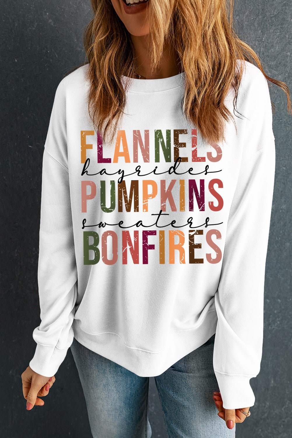 Nayasena FPB Drop Shoulder Sweatshirt - Hello Beautiful BoutiqueGraphic SweatshirtsThreaded Pear