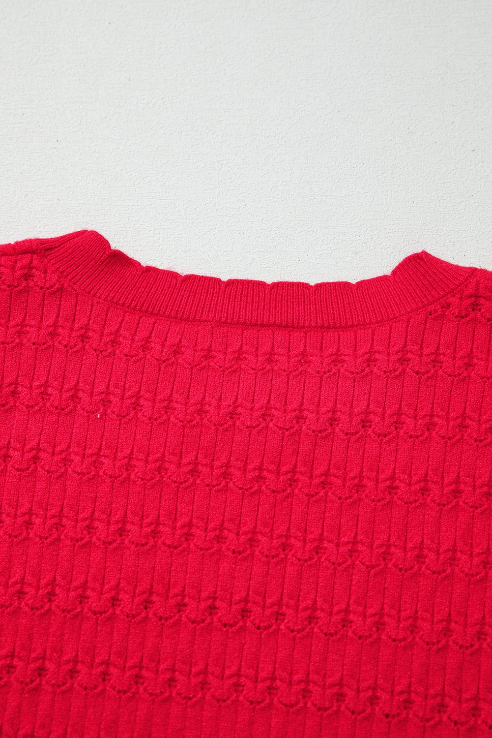 Nellie Knit Ribbed Cuffs Sweater - Hello Beautiful BoutiqueSweatersThreaded Pear