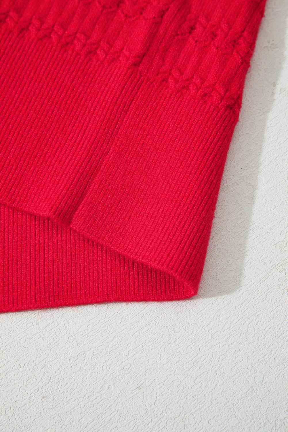 Nellie Knit Ribbed Cuffs Sweater - Hello Beautiful BoutiqueSweatersThreaded Pear