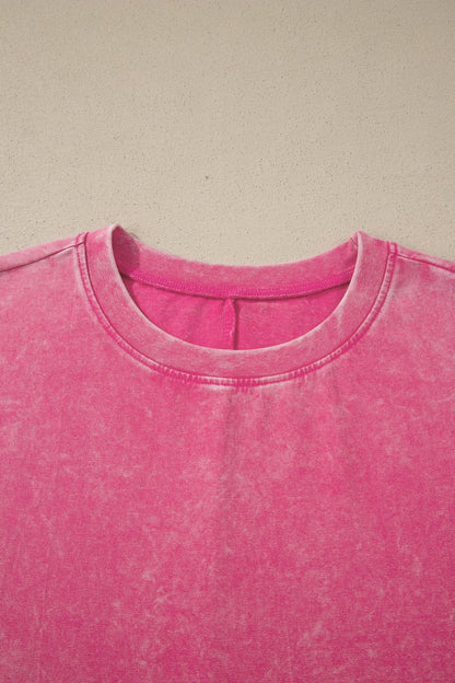 Neriah Mineral Washed Oversize Tee - Hello Beautiful BoutiqueTops & TeesThreaded Pear