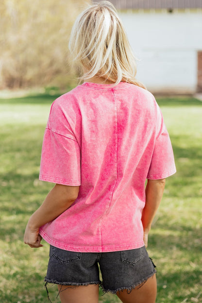 Neriah Mineral Washed Oversize Tee - Hello Beautiful BoutiqueTops & TeesThreaded Pear