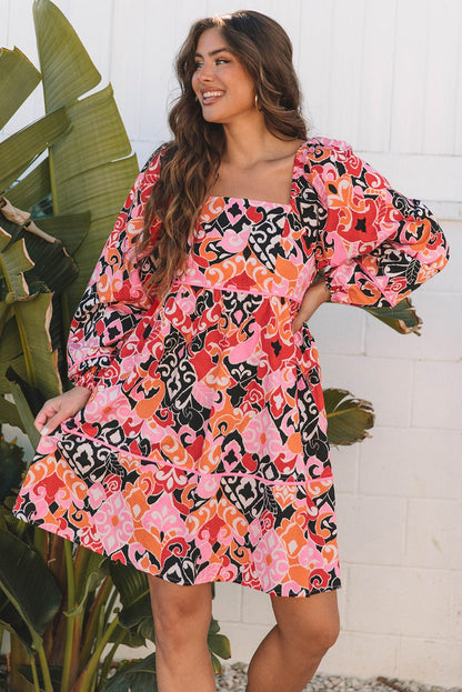 Nicole Puff Sleeve Mini Dress - Hello Beautiful Boutique15% OFFThreaded Pear