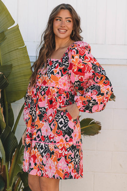Nicole Puff Sleeve Mini Dress - Hello Beautiful Boutique15% OFFThreaded Pear