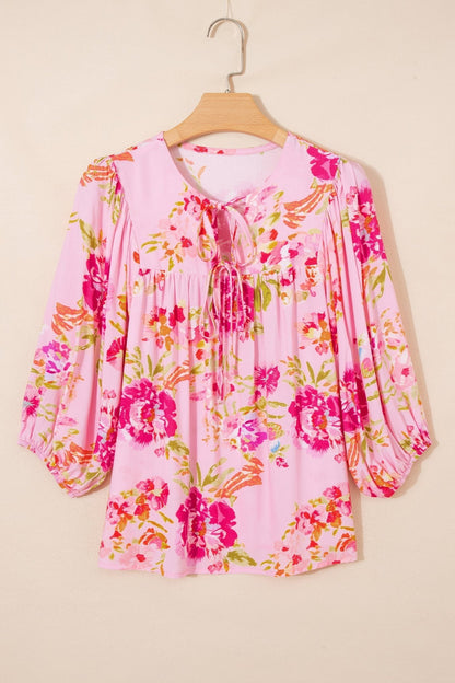 Nicole Puffy Half Sleeve Blouse - Hello Beautiful BoutiqueBlouses & ShirtsThreaded Pear
