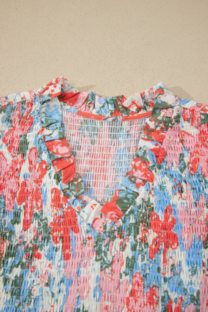 Nina Flutter Sleeve Long Dress - Hello Beautiful BoutiqueFloral DressesThreaded Pear