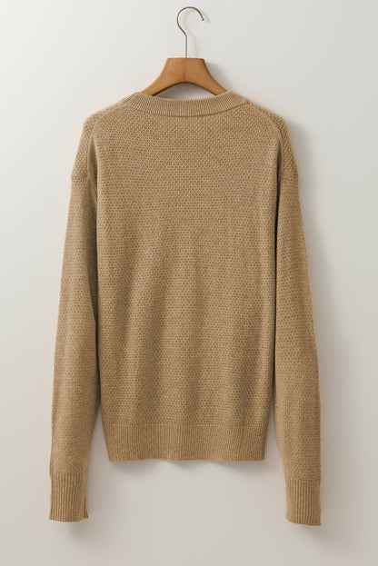 Nina Knit Casual Fitted Sweater - Hello Beautiful Boutique15% OFFThreaded Pear