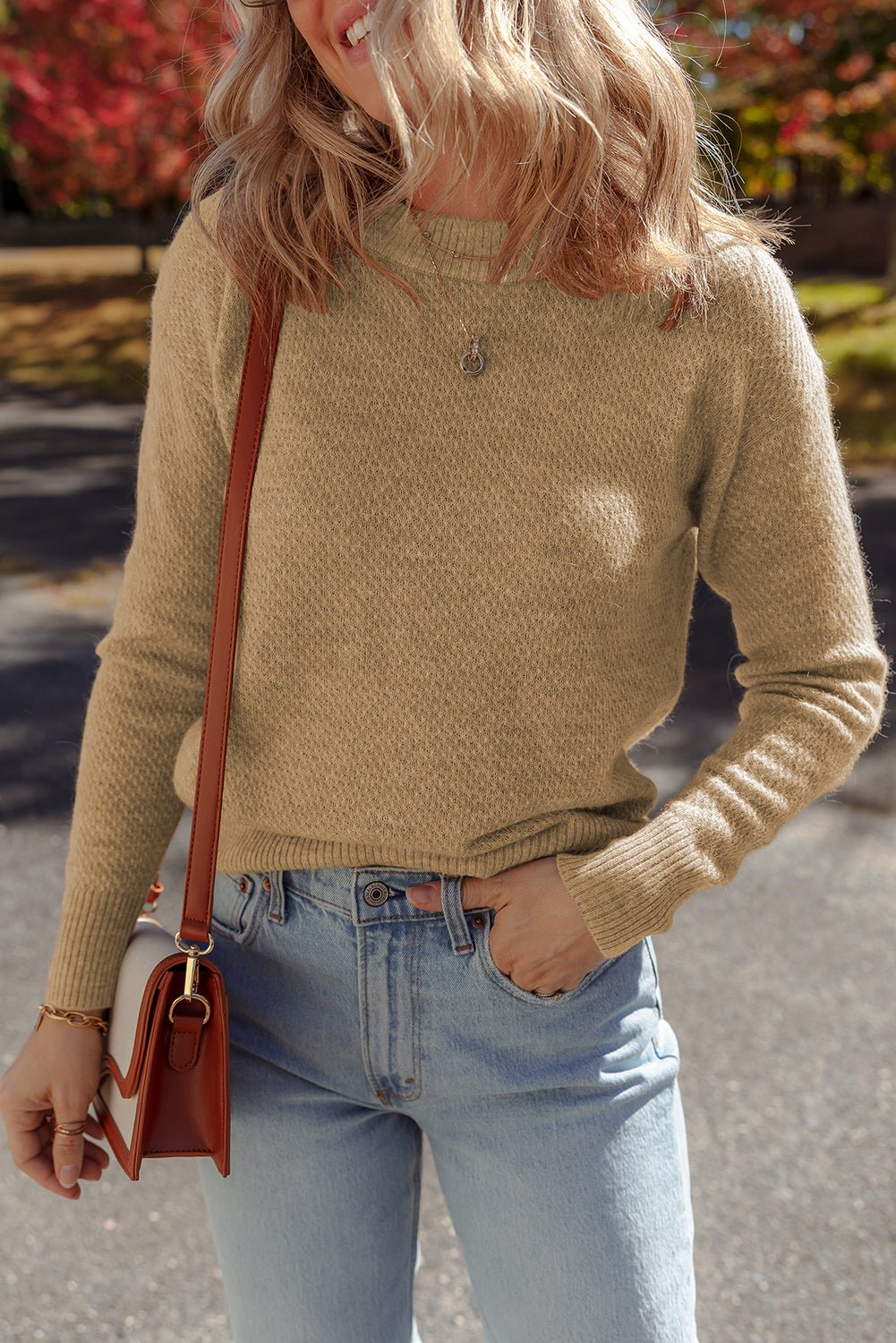 Nina Knit Casual Fitted Sweater - Hello Beautiful Boutique15% OFFThreaded Pear