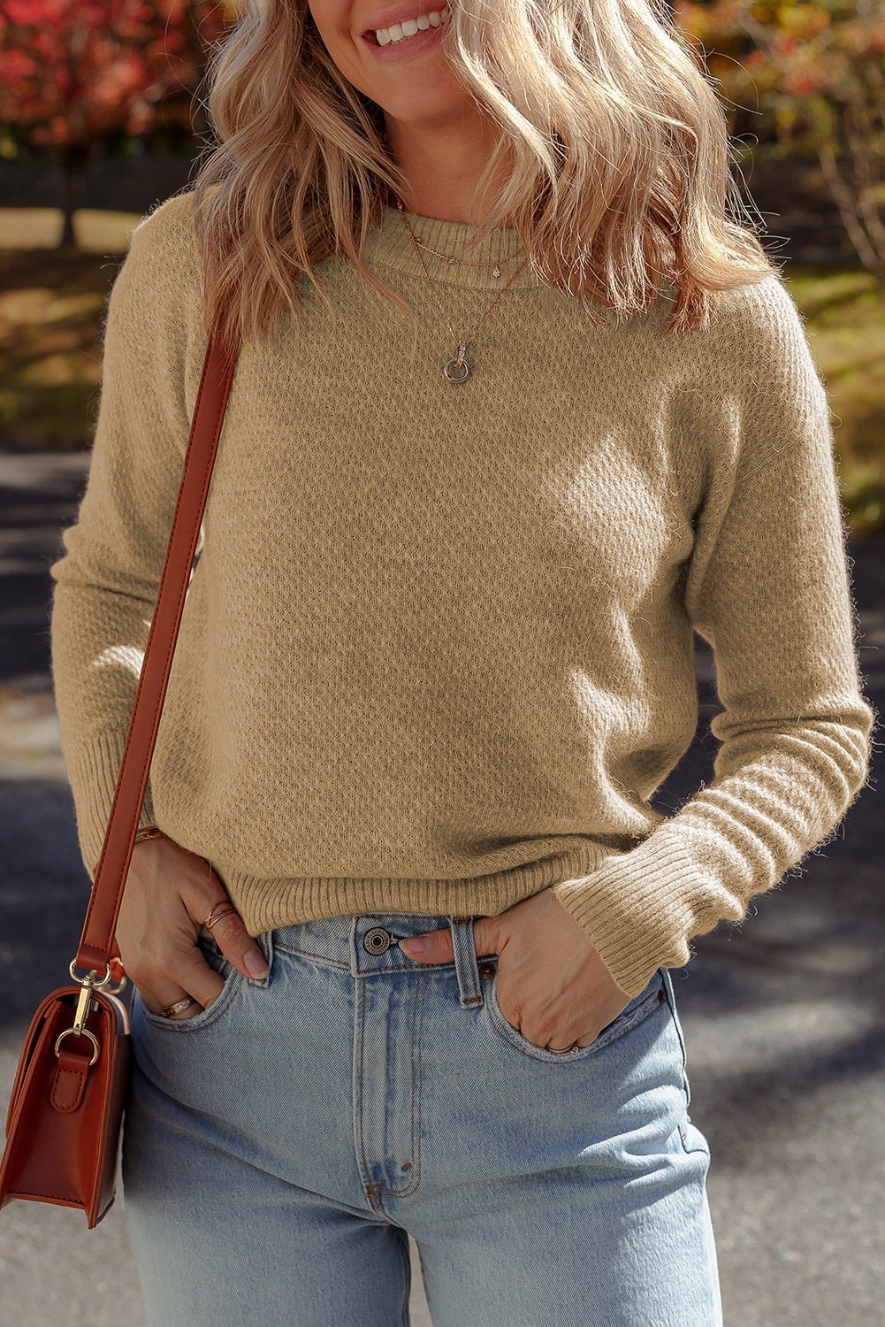 Nina Knit Casual Fitted Sweater - Hello Beautiful Boutique15% OFFThreaded Pear