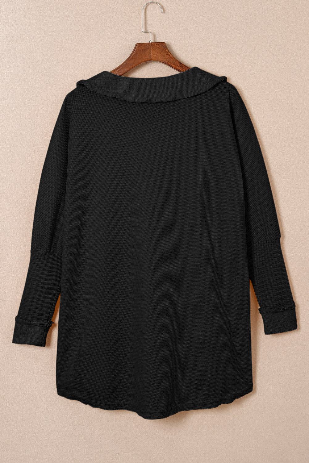 Nina Waffle Knit Long Sleeve Top - Hello Beautiful BoutiqueLong Sleeve TopsThreaded Pear