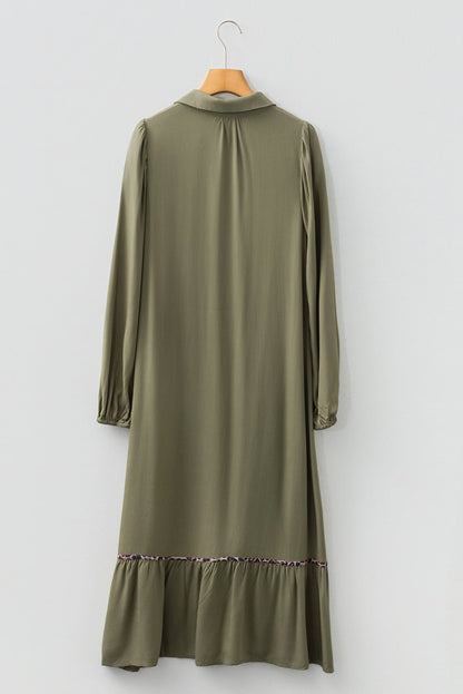 Noa Bracelet Sleeve Long Dress - Hello Beautiful BoutiqueMaxi DressesThreaded Pear