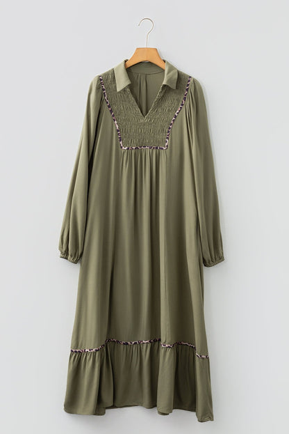 Noa Bracelet Sleeve Long Dress - Hello Beautiful BoutiqueMaxi DressesThreaded Pear