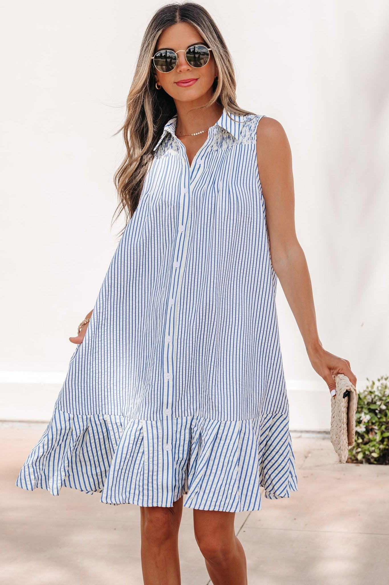 Noa Stripe Dress - Hello Beautiful BoutiqueMini DressesThreaded Pear