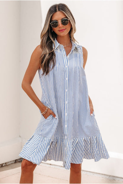 Noa Stripe Dress - Hello Beautiful BoutiqueMini DressesThreaded Pear