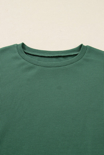Noah Ribbed Drop Shoulder Sweatshirt - Hello Beautiful BoutiqueSweatshirts & HoodiesThreaded Pear