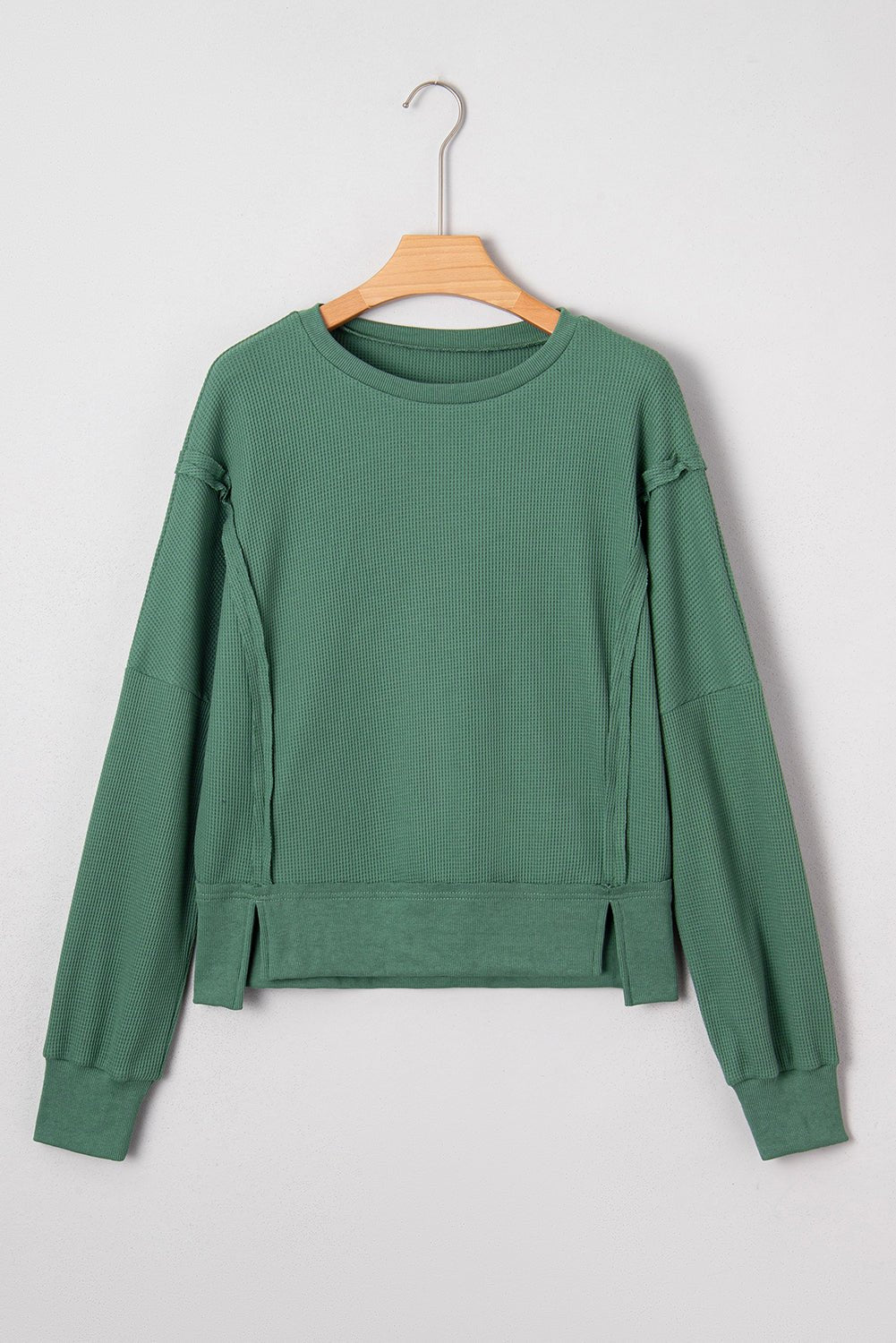 Noah Ribbed Drop Shoulder Sweatshirt - Hello Beautiful BoutiqueSweatshirts & HoodiesThreaded Pear