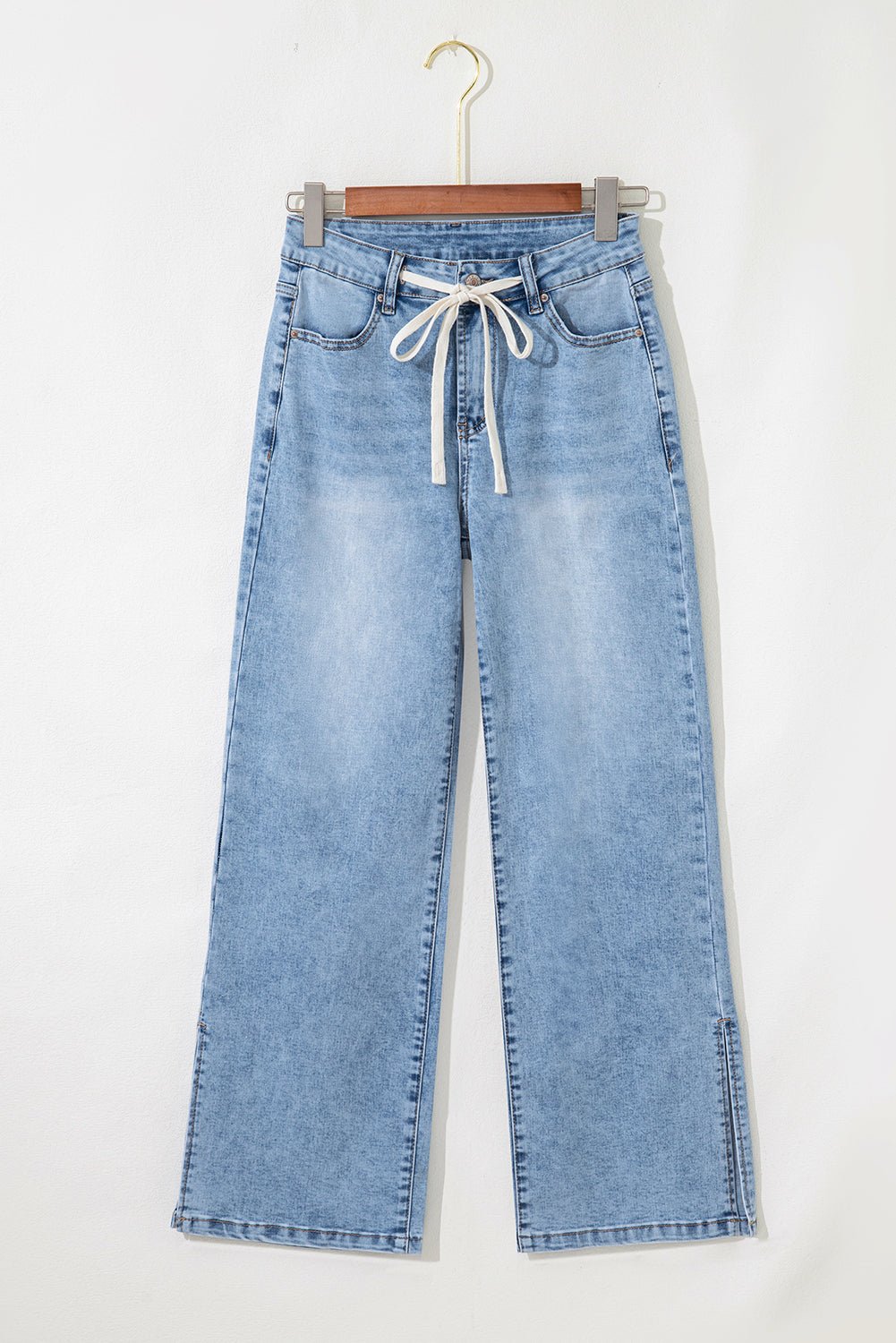Noah Rise Drawstring Casual Jeans - Hello Beautiful Boutique15% OFFThreaded Pear
