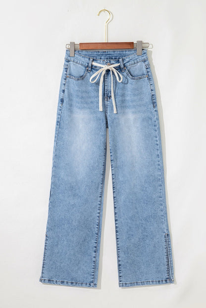 Noah Rise Drawstring Casual Jeans - Hello Beautiful Boutique15% OFFThreaded Pear