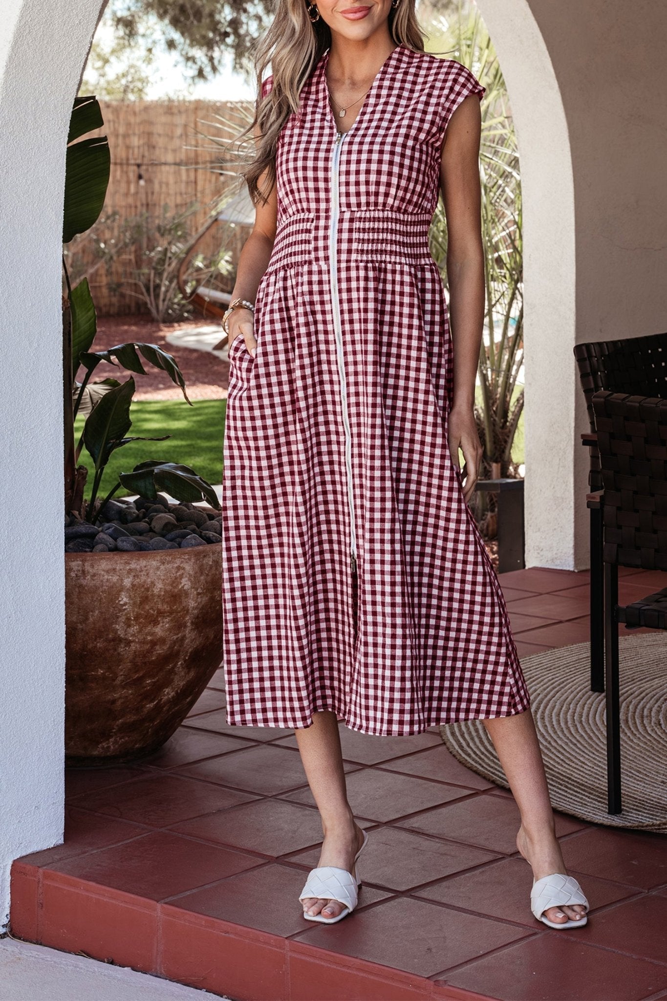 Noor Flare Sleeveless Maxi Dress - Hello Beautiful BoutiqueMaxi DressesThreaded Pear
