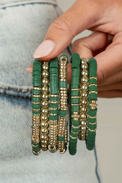 Noor Layered Beaded Bracelet Set - Hello Beautiful BoutiqueJewelryThreaded Pear