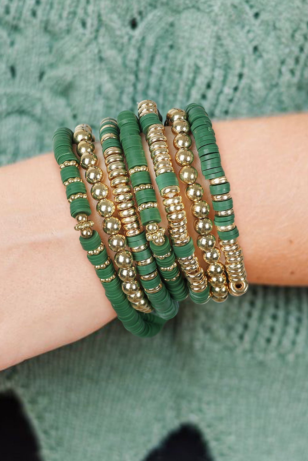 Noor Layered Beaded Bracelet Set - Hello Beautiful BoutiqueJewelryThreaded Pear