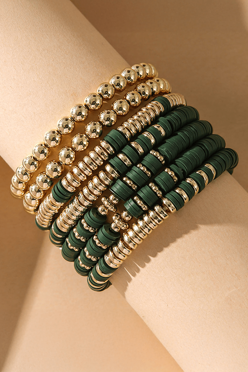 Noor Layered Beaded Bracelet Set - Hello Beautiful BoutiqueJewelryThreaded Pear
