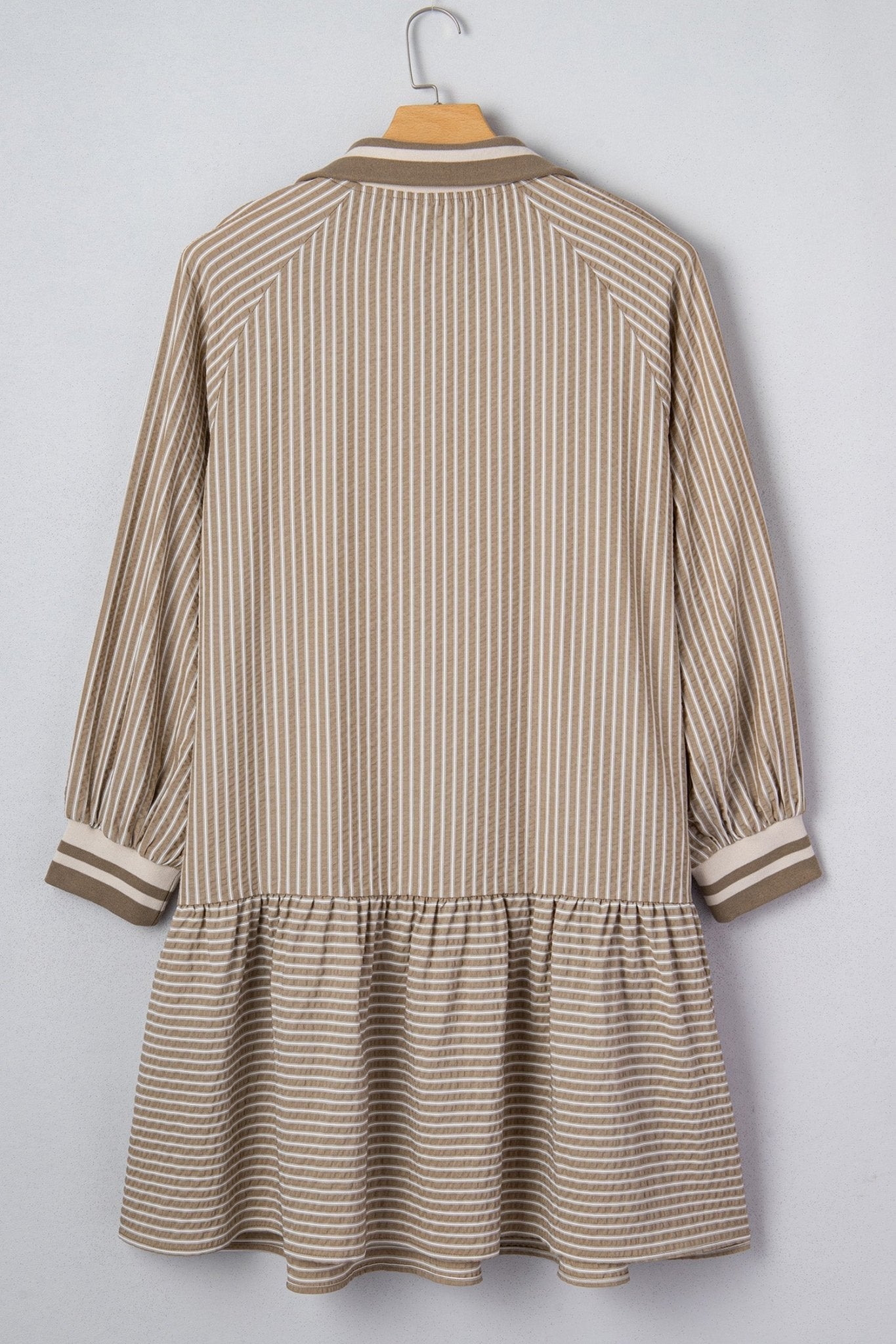 Noor Sleeve Ruffled Mini PLUS Dress - Hello Beautiful BoutiquePlus Size Mini DressesThreaded Pear
