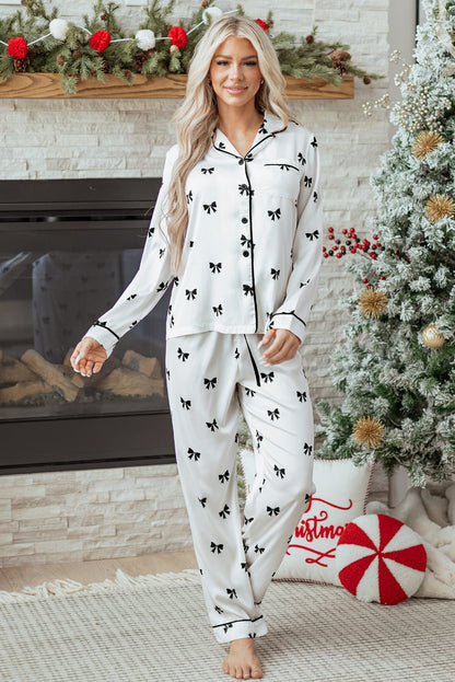 Nora Print Two Piece Sleepwear - Hello Beautiful BoutiqueSleepwearThreaded Pear