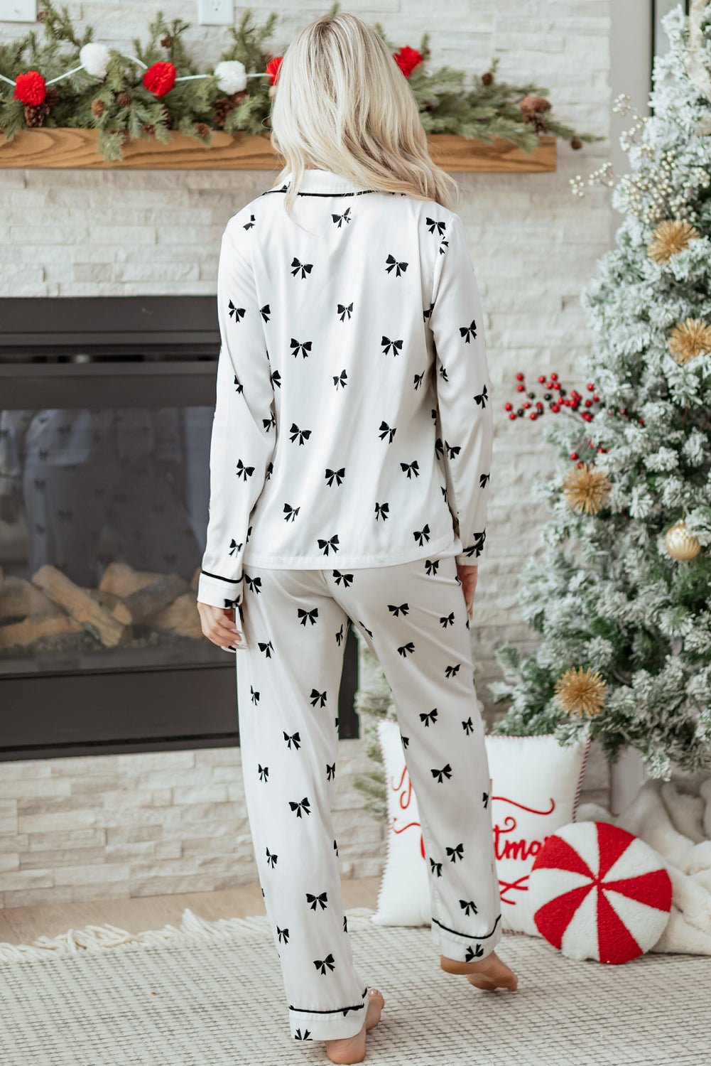Nora Print Two Piece Sleepwear - Hello Beautiful BoutiqueSleepwearThreaded Pear