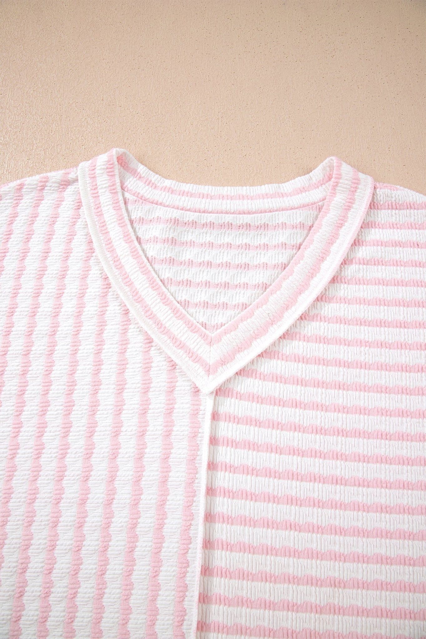 Nora Seam Patchwork T PLUS Shirt - Hello Beautiful BoutiquePlus Size Tops & TeesThreaded Pear