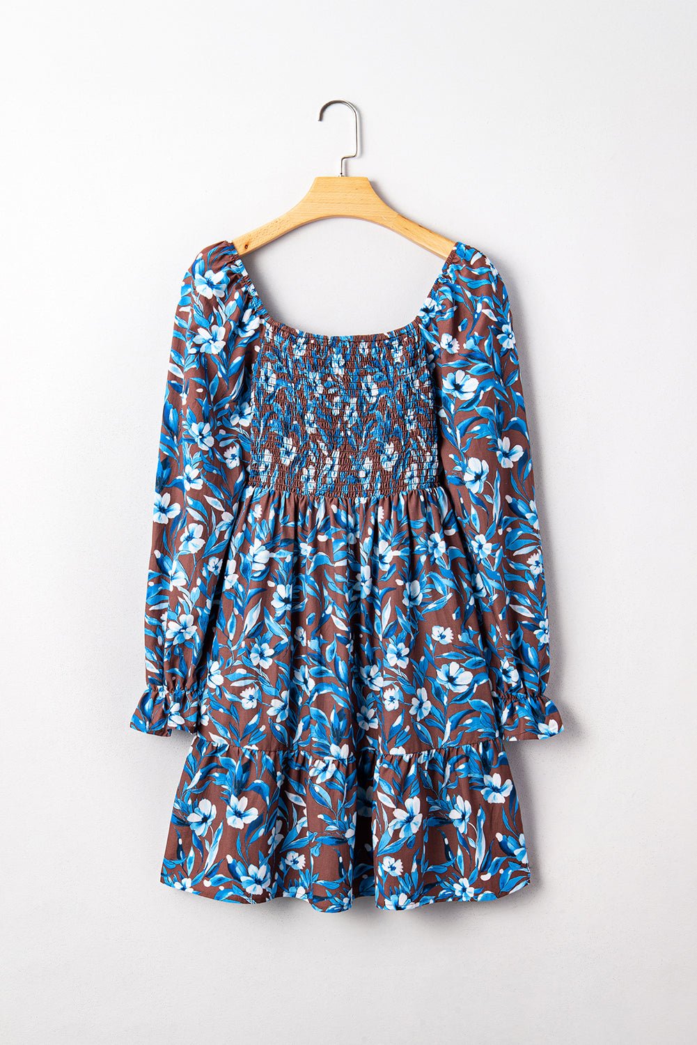 Norava Ruffled Sleeve Floral Dress - Hello Beautiful BoutiqueFloral DressesThreaded Pear