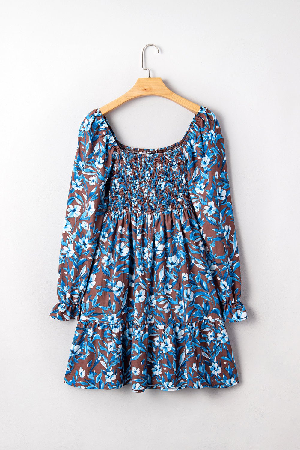 Norava Ruffled Sleeve Floral Dress - Hello Beautiful BoutiqueFloral DressesThreaded Pear