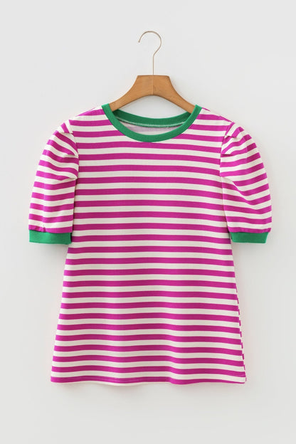 Nova Sleeve Contrast Trim Tee - Hello Beautiful BoutiqueTops & TeesThreaded Pear