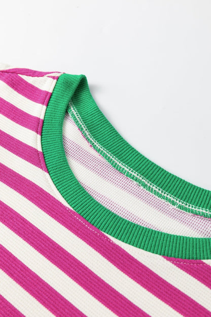 Nova Sleeve Contrast Trim Tee - Hello Beautiful BoutiqueTops & TeesThreaded Pear