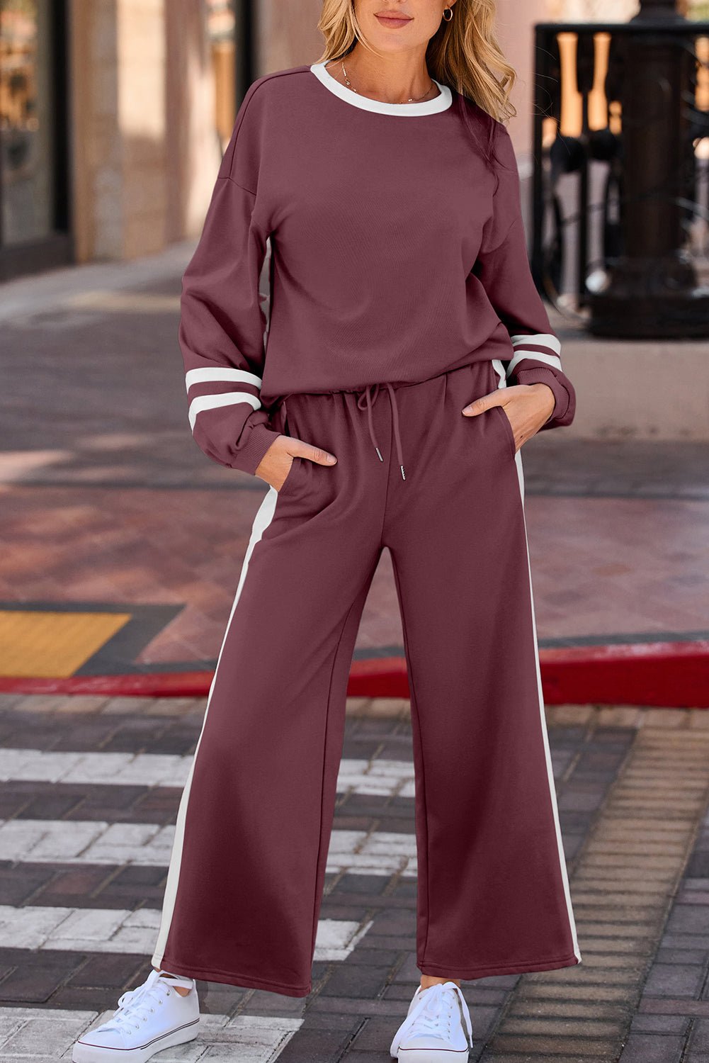 Novah Wide Leg Pant Set - Hello Beautiful BoutiquePant SetsThreaded Pear