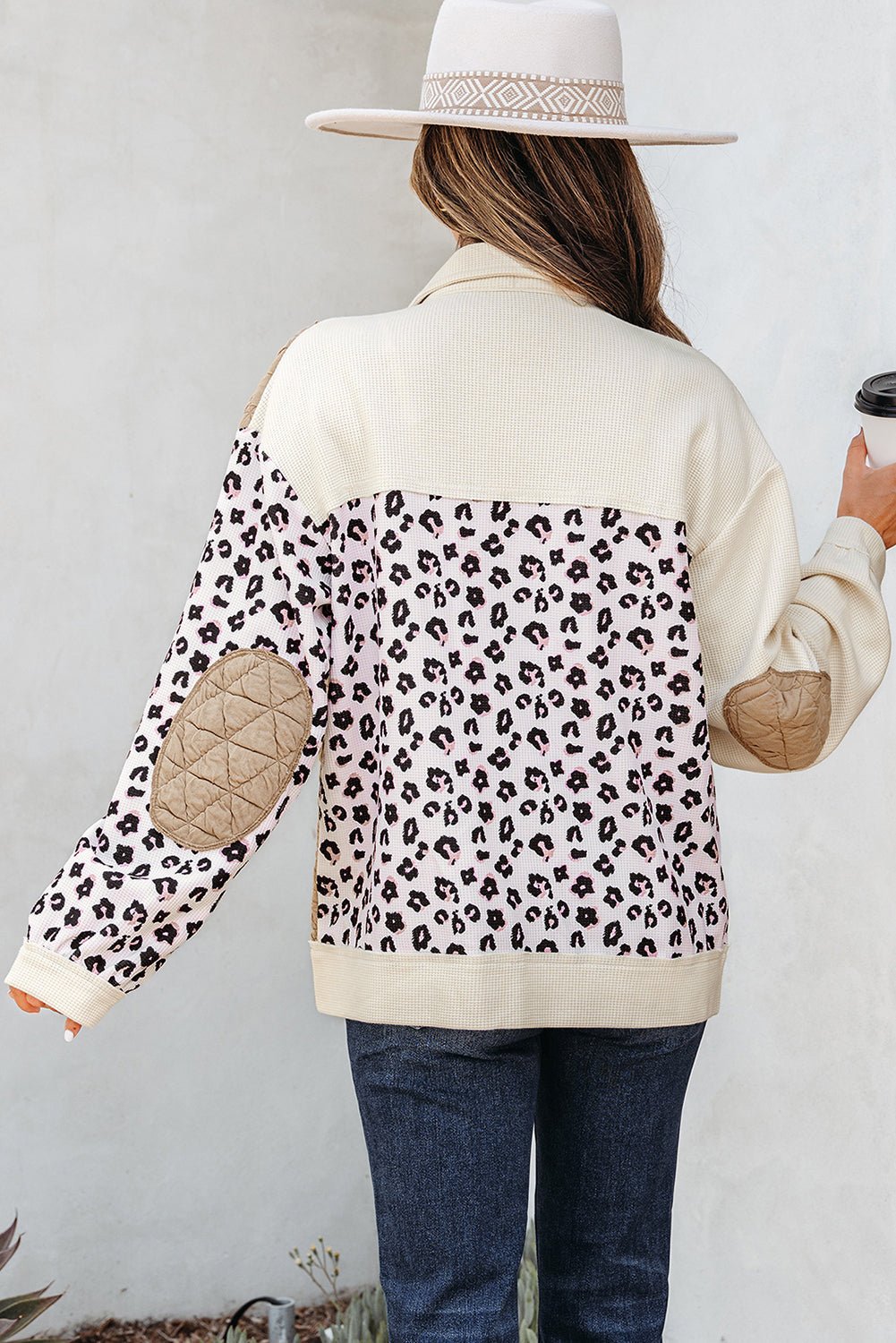 Novaza Quilted Patchwork Front Jacket - Hello Beautiful BoutiqueJacketsThreaded Pear