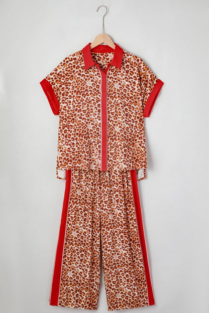 Nyla Contrast Lounge Set - Hello Beautiful BoutiquePant SetsThreaded Pear