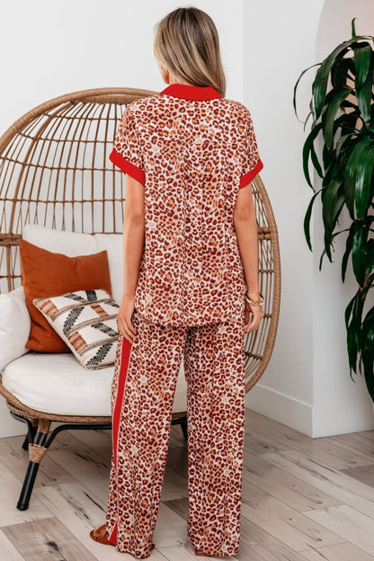 Nyla Contrast Lounge Set - Hello Beautiful BoutiquePant SetsThreaded Pear