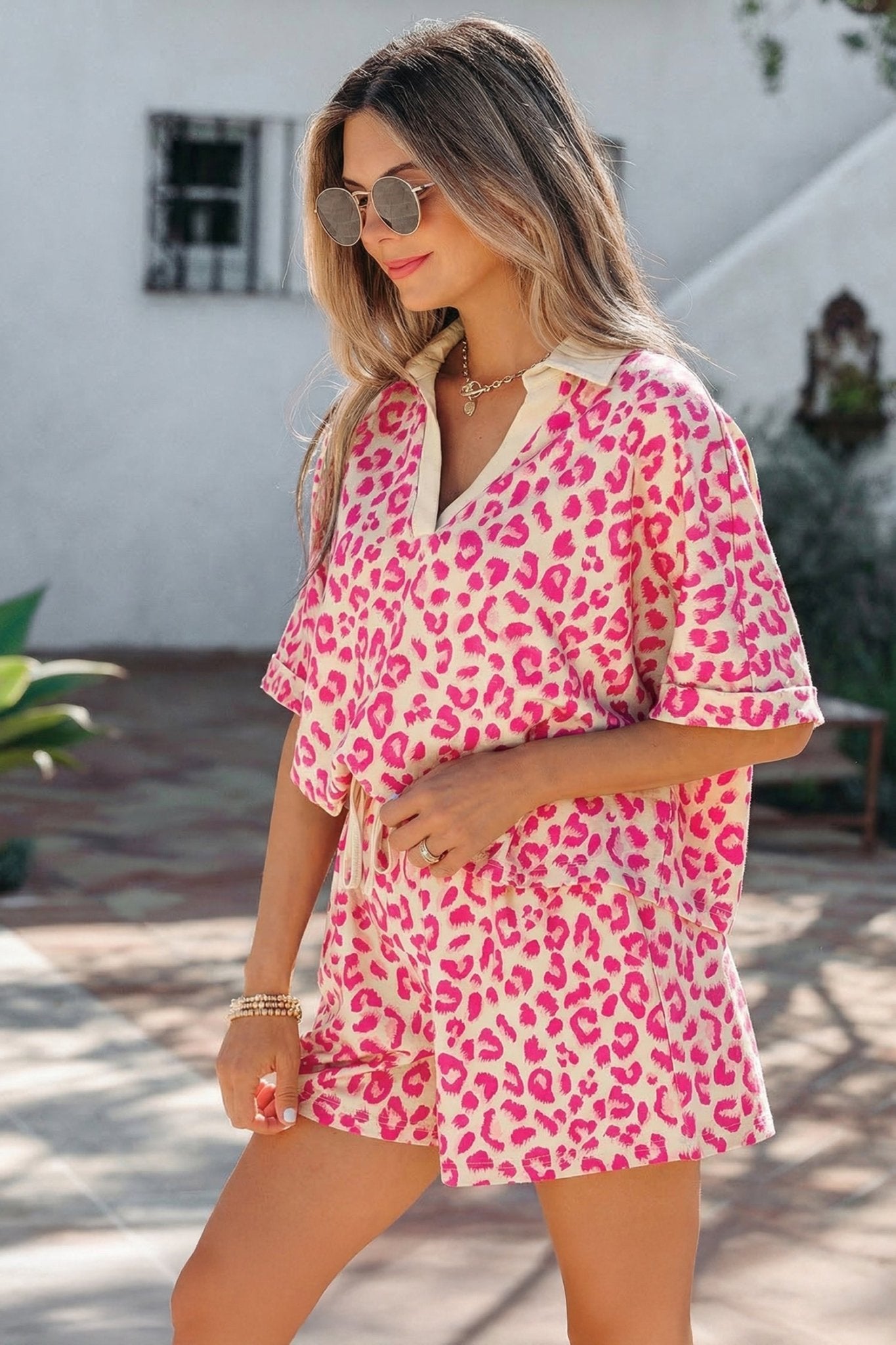 Nyomi Printed 2pcs Set - Hello Beautiful BoutiqueShort SetsThreaded Pear