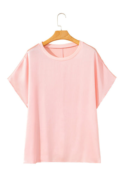 Nyomi Short Batwing Sleeve PLUS Top - Hello Beautiful BoutiquePlus Size Tops & TeesThreaded Pear